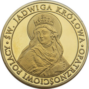 Medal z wizerunkiem św. Jadwigi Królowej
