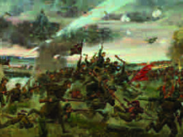 Jerzy Kossak, Cud nad Wisłą, Zamek Królewski w Warszawie – Muzeum, fot. Andrzej Ring_lq