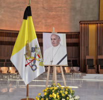 Portret śp. papieża Franciszka
