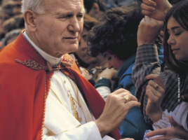 Papież Jan Paweł II na plakacie XXVI Dnia Papieskiego